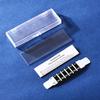 Pegatina Medidora de Temperatura para la Frente del Bebé LCD Flexible Resistente a Altas Temperaturas Parche Medidor de Temperatura para la Frente del Bebé Caja de Plástico Transparente