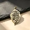 Pingente de Latão Placa Bagua Tai Chi Dupla Face Pequeno Ornamento de Cobre Retrô Chaveiro de Carro Unissex Pequeno Acessório Atacado