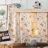 Cortina de Cama para Dormitorio de Estudiantes Litera Superior, Cortina Gruesa Blackout Resistente para Literas Superiores e Inferiores, Cortina de Dosel de Cama sin Taladro