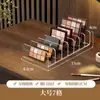 Caja de Almacenamiento para Cosméticos, Estante de Almacenamiento Multifuncional para Productos de Cuidado de la Piel de Escritorio en Casa, Organizador de Lápiz Labial y Paleta de Sombras para Tocador