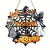 Letrero de Puerta de Madera de Halloween Transfronterizo Decoración Colgante Fiesta Hogar Placa Festiva Decoración de Pared Artesanías