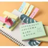 Notas Adesivas Cor Morandi Coloridas Lembretes de Mensagem para Estudantes Material de Escritório Papel de Recado Colável Destacável Atacado