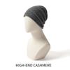 Gorro de cachemira para Año Nuevo, sombrero de punto liso para otoño e invierno, sombrero de lana, gorro de punto, gorro de chenilla