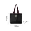 Bolsa de compras plegable transfronteriza portátil para supermercado, bolsa ecológica, bolsa de mano de moda para la compra, bolsa de tote ecológica para la compra
