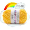 Hilo de tres cabos multicolor degradado, algodón leche, tejido a mano, grosor medio, hilo para bebé estampado, hilo para suéter de bebé e infantil, hilo de calidad de exportación