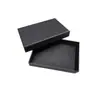 Caja de Embalaje en Stock, Caja de Cartón Extra Dura Negra Caja de Papel Rígido Embalaje, Caja Joyería Reloj Caja de Regalo Mayoreo