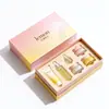 Caja de Empaque para Botella de Crema Facial, Tarro de Crema Facial con Tapa abatible Caja tipo libro magnética, Botella dispensadora de crema facial, Caja de regalo exquisita, Hecho a medida por el fabricante