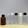 Botella de plástico cuadrada Spot de 50 ml, botella de plástico transparente PET, botella para medicina de peces de 50 ml, botella de muestra