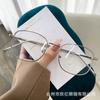 2023 nuevo metal redondo montura pequeña gafas de luz anti-azul retro moda simple para negocios para hombre con graduación