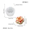 Molde de Silicone 3D Molde para Confeitaria DIY Vela de Aromaterapia Sabonete Artesanal Molde para Mousse Sobremesa