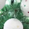 Suministros para Decoración de Árbol de Navidad Paquete de 6 Adornos de Copo de Nieve Bola de Nieve de Espuma Blanca Venta al por Mayor Accesorios de Fotografía Artículo Caliente de Navidad