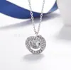 Versão de Luxo Shijia do Colar Olho do Diabo para Mulheres Apresenta um Pingente de Corrente para Clavícula Coração Pulsante Cisne Dinâmico Swarovski