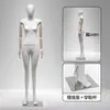 Suporte de manequim de corpo inteiro e sem seios para lojas de roupas femininas, adereço para vitrine, manequim de meio corpo