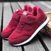 Zapatos de Invierno para Personas Mayores, Zapatos de Algodón Gruesos Cálidos de Terciopelo para Mujer Talla Grande para Parejas, Zapatos Antideslizantes para Caminar para Personas de Mediana Edad y Mayores Mx1688