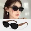 Gafas de Sol Retro Americanas Ojo de Gato para Mujer 2025 Nuevas de Alta Gama para Viaje Anti-UV para Rostros Cuadrados y Redondos