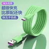 Cabo de Dados de Silicone Macaron Líquido Adequado para Carregamento de Celular Apple Android tipo-c Linha de Carregamento Rápido 3A