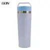 Copo Térmico de Aço Inoxidável Qan304 Transfronteiriço, Camada Dupla a Vácuo, Grande Capacidade, Chaleira de Água para Exterior Portátil com Alça