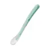 Venda quente transfronteiriça colher de silicone para bebê cabeça macia colher de sopa colher de treinamento para bebê louça infantil colher complementar fabricantes de comércio exterior