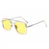 2026 Gafas de Sol de Metal Resistente con Montura Grande Nuevas de Moda Europeas y Americanas Gafas de Sol de Montura Grande Gafas de Sol de Montura Cuadrada