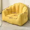 Sofá preguiçoso tatame pufe duplo pode deitar e dormir quarto de rede vermelha varanda dormitório quarto de aluguel sofá pequeno