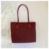 Versión Coreana Ins de Nicho Bolso Tote de Mango Largo Bolso de Hombro Único Bajo el Brazo Bolso de Viaje Gran Capacidad Bolso de Mujer de Alta Gama
