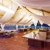 Hotel Tenda de dossel de luxo selvagem, Tenda de casamento de acampamento ao ar livre de alta qualidade, Acampamento de team building de luxo leve, Jantar, Pousada, Experiência nômade