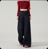 Jeans blancos de pierna ancha transfronterizos para mujeres petite, con cintura alta, corte holgado y elegante, pantalones vaqueros de corte recto
