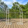 Nuevos accesorios para bodas: arco de cuerno de carnero, arco de cuerno de toro, soporte floral de hierro forjado, decoración de boda al aire libre, puerta floral arqueada