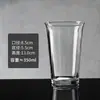 Copo de Vidro Doméstico Alto 350ml Criativo Carta Bebida Café Espesso Escritório Empurrar Copo Presente