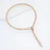 Collar, Gargantilla, Pulsera con Forma de Serpiente Única, Oscura, Abierta, de Forma Libre, Exagerada, con Sentido de Diseño Europeo y Americano para Mujeres