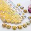 Estrella de origami de color degradado luminosa, estrella de la suerte de papel, estrella de cinco puntas, origami de diamante brillante, origami de dibujos animados hecho a mano DIY