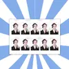 Mercancía de apoyo a fans para el encuentro con Yang Qianhong, foto de identificación de 1 pulgada, mismo estilo que en Douyin