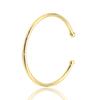 Nuevo Pulsera Deformable Trenzada Ajustable Estilo Europeo y Americano Chapada en Cobre Oro Real con Sensación de Alta Gama, Modelo Ajustable Estilo Lujo Ligero de Nicho