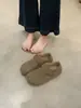 Zapatos Birkenstock Feos Estilo Bosque Retro, Mocasines Perezosos Slip-On de Suela Gruesa, Zapatos de Cobertura Total para Dedo Gordo, Zapatos Birkenstock con Hebilla de Cinturón