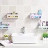 Prateleira Retangular de Armazenamento para Banheiro Sem Furos, Sem Costura, para Artigos de Higiene Pessoal, Prateleira Triangular de Armazenamento para Vaso Sanitário