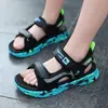 Sandalias para Niños 2025 Verano Nuevas Deportivas para Niños Suela Suave Niños Medianos y Grandes Moda Zapatos de Playa para Bebé Venta al por Mayor