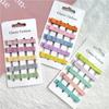 Clip de Palabra de Color Mate Clip Lateral Corea 20 pulgadas Color Caramelo Clip para Flequillo Celebridad de Internet Hyun-a Pasador Adorno para el Cabello Femenino