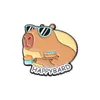 Nuevo Broche Lindo de la Serie Capibara Set Creativo y Único de Insignias con Forma de Caricatura de Capibara