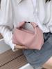 Bolso Plisado Portátil Nicho para Mujer 2025 Verano Nueva Llegada Moderno Retro Bolso de Axila Combinable Bolso de Hombro Cruzado Ins