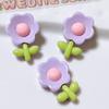 Accesorios de resina al por mayor, accesorios de bricolaje, material hecho a mano, hebilla de zapato, parche de sombrero, crema, pegamento, joyería, hoja verde brillante, flor