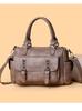 Bolso de invierno para mujer 2024, nuevo estilo, elegante, de moda, de gran capacidad, bandolera de hombro de alta gama.