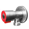Ventas Directas de Fábrica Venta al por Mayor Transfronteriza Válvula de Ángulo de Acero Inoxidable Calentador de Agua para Inodoro Interruptor de Válvula de Agua Válvula de Tres Vías Engrosada Válvula de Ángulo Recto