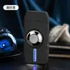Encendedor a prueba de viento, producto popular en línea, spinner para la punta del dedo, dispositivo de encendido giratorio, encendedor recargable th662 para hombre