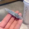 Clip de Pato de Cristal de Lujo Ligero para Celebridades de Internet Pinza para el Cabello Pinza Lateral Avanzada de Cereza Pinza para Flequillo Nuevos Accesorios para el Cabello Primavera y Verano Tocado