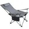 Silla plegable para exteriores, silla de pesca, portátil, para sentarse y acostarse, reclinable de doble propósito, cama para el almuerzo, silla de playa para acampar, taburete reclinable multifunción