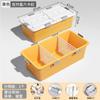 Caja de Almacenamiento Debajo de la Cama con Ruedas para Dormitorio, Caja de Almacenamiento de Plástico para Dormitorio Escolar, Caja Debajo de la Cama para Colchas