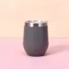 Comércio Exterior 12oz Porta-Ovo 304 Aço Inoxidável Camada Dupla Vácuo Casca de Ovo Copo Térmico Taça de Vinho Tinto Presente Corporativo