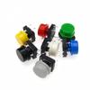 Botão Tact Switch 12*12*7.3 com Tecla Redonda Botão Micro Switch de Quatro Pinos Seis Cores