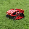 Exportado para a França, Cortador de Grama Rastreado, Micro-Roçadeira Inteligente com Controle Remoto, Novo Cortador de Grama para Recuperação de Terras