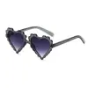 Nuevas Gafas de Sol para Niños Corazón de Melocotón Color Caramelo Protección Solar Gafas de Sol para Niñas Cristal Dibujos Animados Lindas Gafas Transfronterizas para Niños
